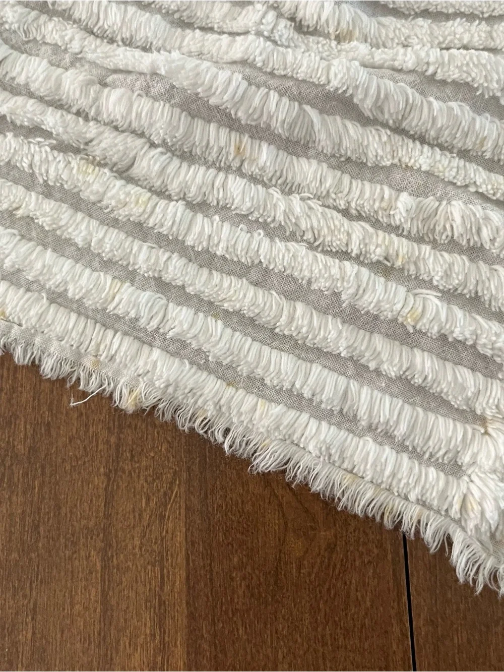Vintage Chenille Bedspread Floral Cottage Pink Scroll Full/Queen 101x91